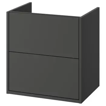 Шкаф для раковины Ikea Havback, 60х48х63 см, темно-серый