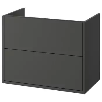 Шкаф для раковины Ikea Havback, 80х48х63 см, темно-серый
