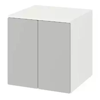 Шкаф напольный Ikea Samstad/Platsa 60X57X63 см, серый