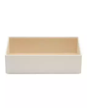 Шкатулка для драгоценностей Vault размером 4 дюйма цвета слоновой кости Wolf, белый