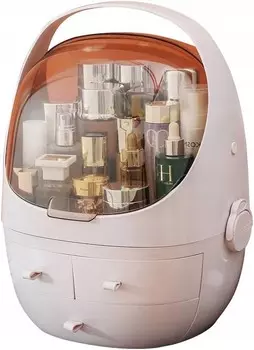 Шкатулка-органайзер для косметики, ящики для шкафа, бочонок, розовый F14 Korbi