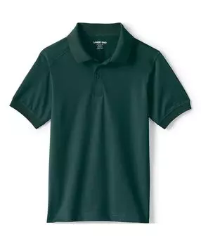 Школьная форма, детская рубашка-поло с короткими рукавами и быстрым высыханием Lands' End