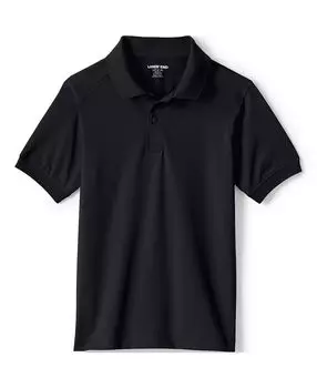 Школьная форма, детская рубашка-поло с короткими рукавами и быстрым высыханием Lands' End