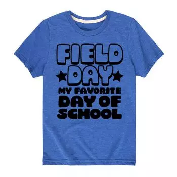 Школьная футболка с рисунком «Favorite Day» для мальчиков 8–20 лет Field Day Licensed Character