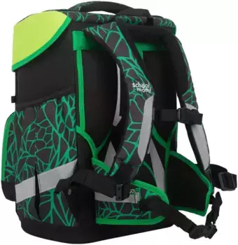 Школьная сумка SCHOOL-MOOD "Чемпион, Линус (Пантера)", световозвращающие поверхности, из переработанного материала, цвет Linus