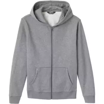 Школьная толстовка на молнии для взрослых Lands' End, цвет pewter heather
