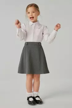 Школьная юбка понте Clarks, серый