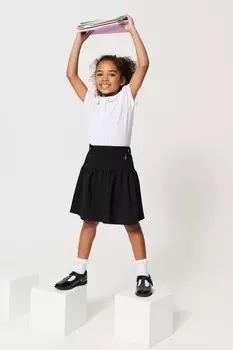 Школьная юбка расклешенного кроя Clarks, черный