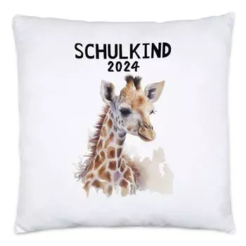 Школьник 2024 Подушка-жираф с наполнителем для первого дня в школе Племянница Племянник Крестник Начало школы Знакомство со школой Hey!Print