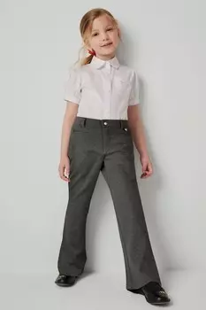 Школьные брюки скинни понте Clarks, серый