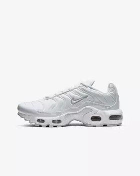 Школьные кроссовки Nike Air Max Plus CW7044-100 для больших детей, белый