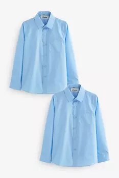 Школьные рубашки для мальчиков, 2 шт в упаковке Clarks, синий