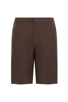 Школьные шорты-бермуды David Luke, коричневый