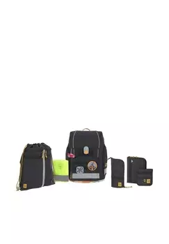 Школьный комплект Boxy Unique - школьная сумка 7 шт LSSIG, черный
