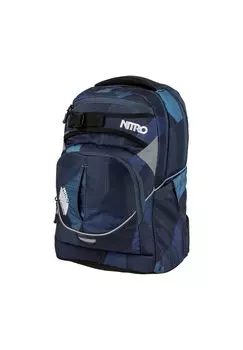 Школьный рюкзак Daypack Superhero 44 см NITRO, цвет Fragments Blue