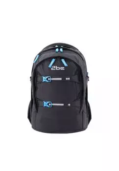 Школьный рюкзак со светоотражающими элементами 2be, черный