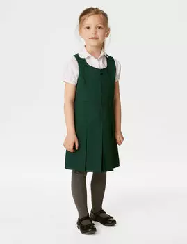 Школьный сарафан со складками для девочек (2–12 лет) Marks & Spencer