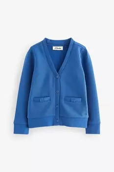 Школьный спортивный кардиган Clarks, синий