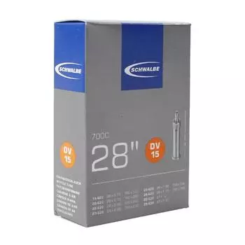 Шланг 15 для 28 дюймов - 40 мм SCHWALBE, черный / черный / черный