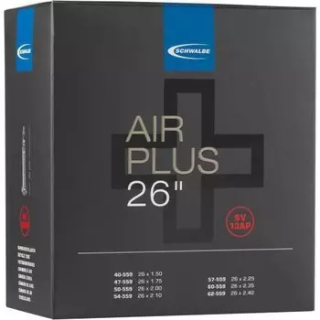 Шланг SV13 26 дюймов Air Plus SCHWALBE, черный / черный / синий