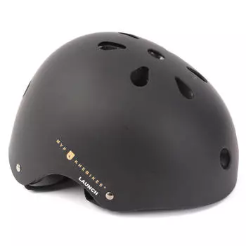 ШЛЕМ BMX FREESTYLE MVP LAUNCH BLACK MATT M KHEBIKES, черный