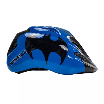 Шлем детский Carebull Winmax Bicycle Bat 4-10 Years Old, синий/черный