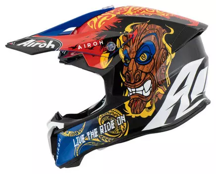 Шлем для кросса и эндуро Twist 2.0 Tiki Airoh, мультиколор
