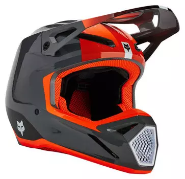 Шлем для кросса и эндуро V1 Ballast Fox, серый