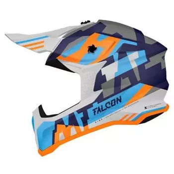 Шлем для мотокросса MT Helmets Falcon Arya A7, синий