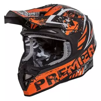 Шлем для мотокросса Premier Helmets 23 Exige ZX3 22.06, черный