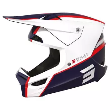 Шлем для мотокросса Shot Furious, белый