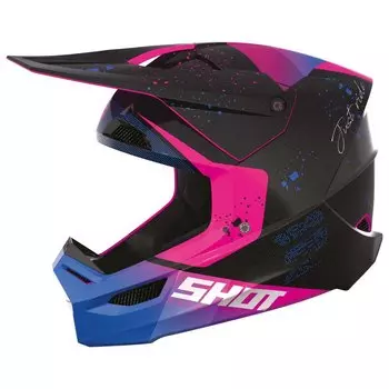 Шлем для мотокросса Shot Furious, розовый