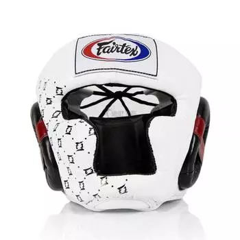 Шлем Fairtex HG10 для спарринга, белый / черный