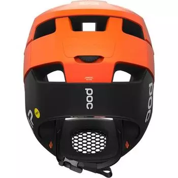 Шлем Otocon Race Mips POC, цвет Fluorescent Orange AVIP/Uranium Black Matte