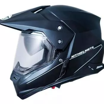 Шлем полнолицевой MT Helmets Synchrony SV Duo Sport Solid, черный