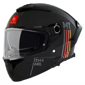 Шлем полнолицевой MT Helmets Thunder 4 SV Mil A11, черный