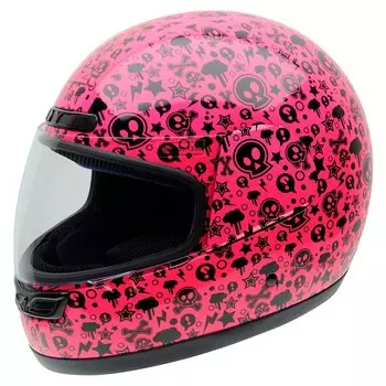 Шлем полнолицевой Nzi Activy Junior, розовый