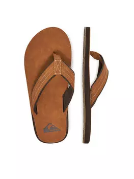Шлепанцы 808416 Quiksilver, коричневый