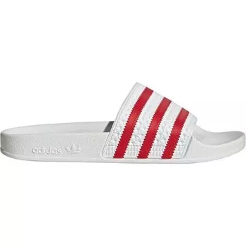 Шлепанцы adidas Originals adilette женские, цвет Wei/Rot/Wei
