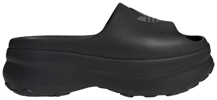 Шлепанцы adidas Wmns Adifom Stan Smith Slide 'Black Grey', черный