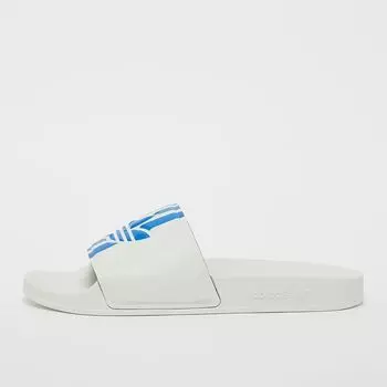 Шлепанцы adilette Badelatschen adidas Originals, цвет ftwr white/bright blue/ftwr white