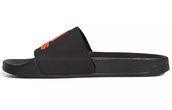 Шлепанцы ADILETTE SHOWER унисекс, черные/оранжевые Adidas