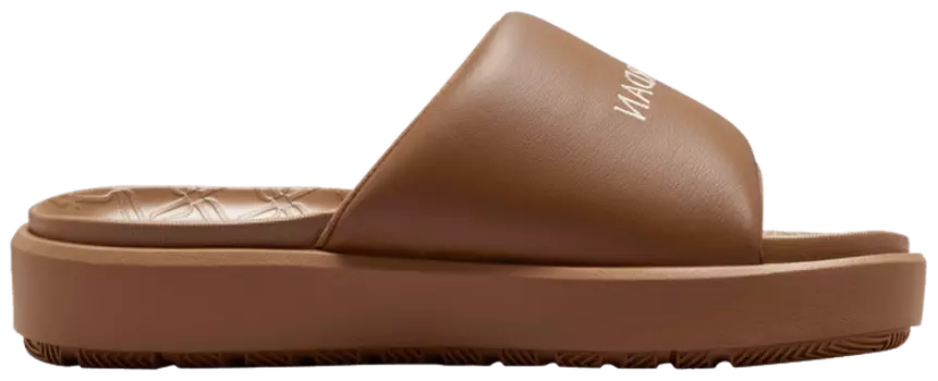 Шлепанцы Air Jordan Wmns Jordan Sophia Slide 'Archaeo Brown', коричневый