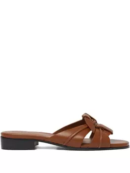 Шлепанцы Anna Scarosso, коричневый