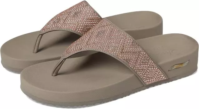 Шлепанцы Arch Fit Vinyasa SKECHERS, серо-коричневый