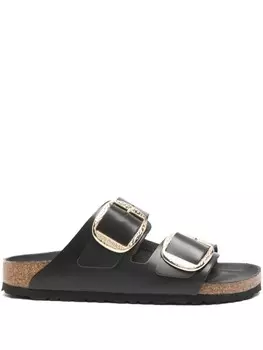 Шлепанцы Arizona Big Buckle Birkenstock, коричневый