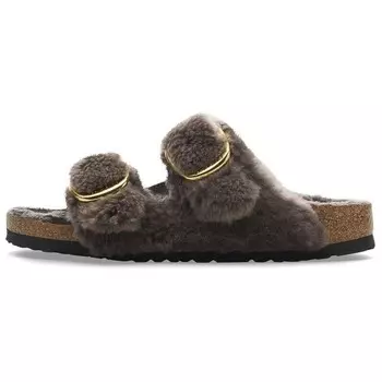 Шлепанцы Arizona Big Buckle женские коричневый Birkenstock