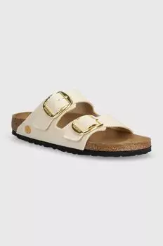 Шлепанцы Arizona с большой пряжкой Birkenstock, бежевый