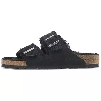 Шлепанцы Arizona Shearling Series унисекс Birkenstock, черный