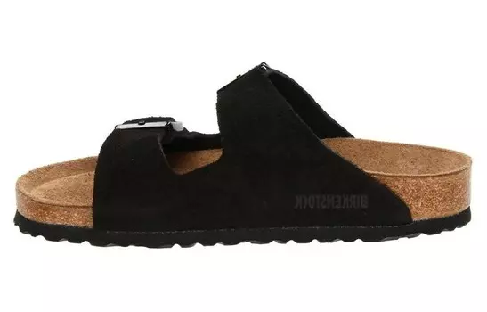 Шлепанцы Arizona унисекс черный Birkenstock